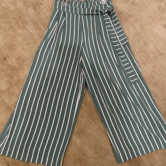 Size S Zara flowy tie waist summer pants - Picture 1 of 3